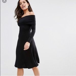 Off the Shoulder Midi Dress ASOS